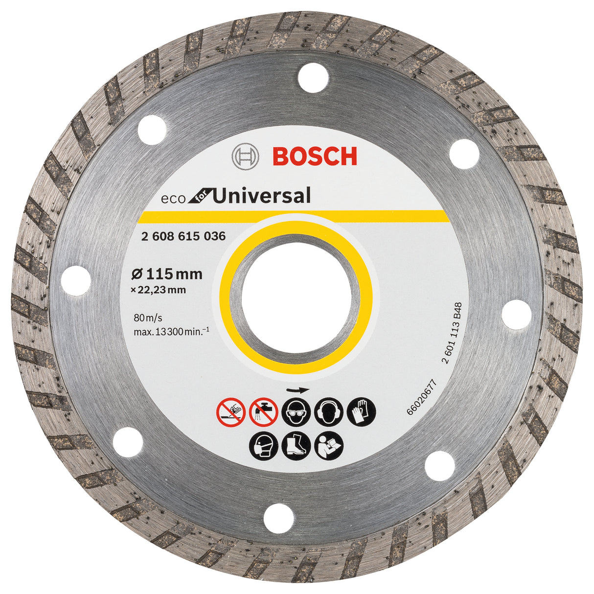 Bosch Professional Diamond Cutting Disc ECO - Universal, 115x22.23x2.0x7