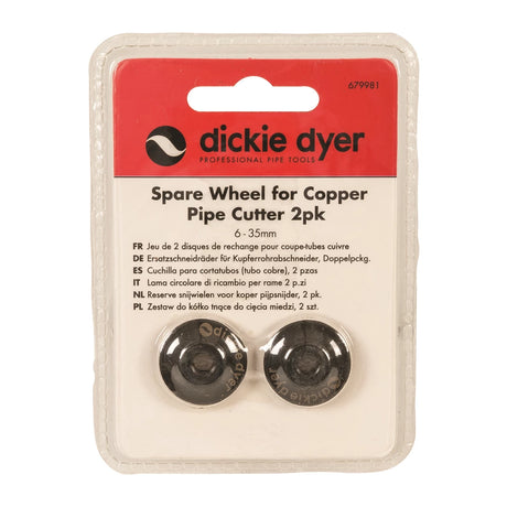 Dickie Dyer Spare Wheel For Copper Pipe Cutter 2PK