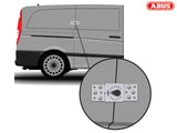ABUS Mechanical 142 Series Sliding Door Van Lock & 26/70mm Diskus® Padlock