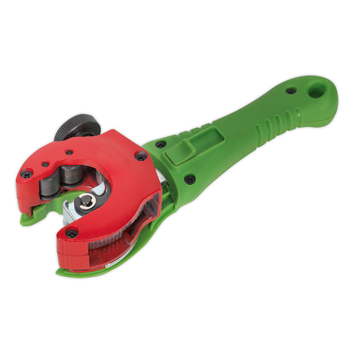 Sealey Ratcheting Pipe Cutter 2-in-1 Ø6-28mm