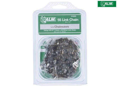 ALM Manufacturing CH055 Chainsaw Chain 3/8in x 55 links 1.3mm - Fits 40cm Bars