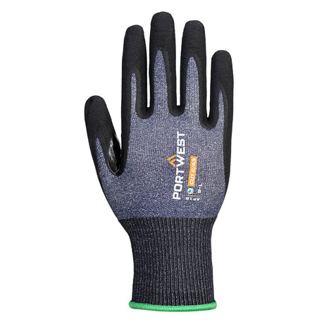 Portwest SG Cut C15 Eco Nitrile Glove (Pk12) #colour_blue-black