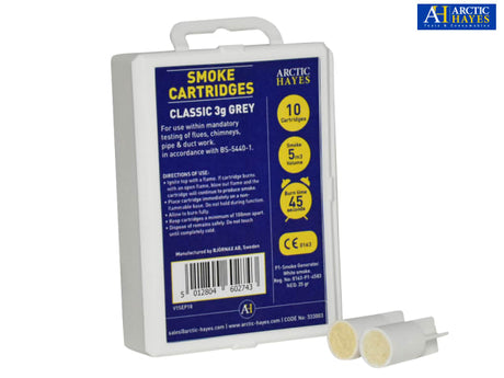 Arctic Hayes Smoke Cartridges Classic 3g Grey (Pack 10)