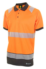 Beeswift Hivis Two Tone Polo Shirt S/S