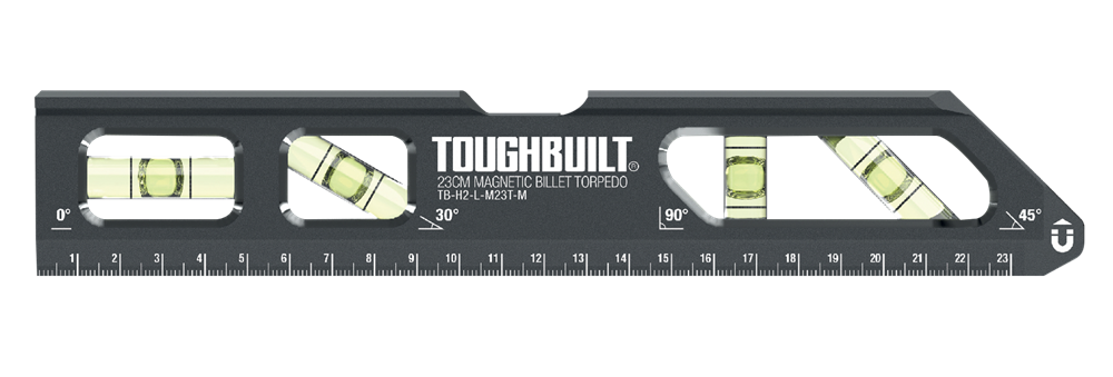 Toughbuilt 23cm Magnetic Billet Torpedo Level