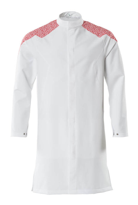Mascot Food & Care Ultimate Stretch Jacket #colour_white-traffic-red