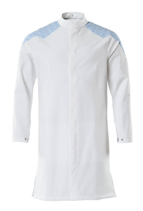 Mascot Food & Care Ultimate Stretch Jacket #colour_white-azure-blue
