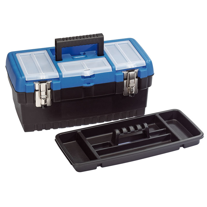 Draper 413mmTool Organiser Box with Tote Tray