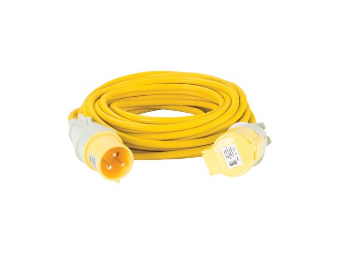 Defender Extension Lead Yellow 4mm2 32A