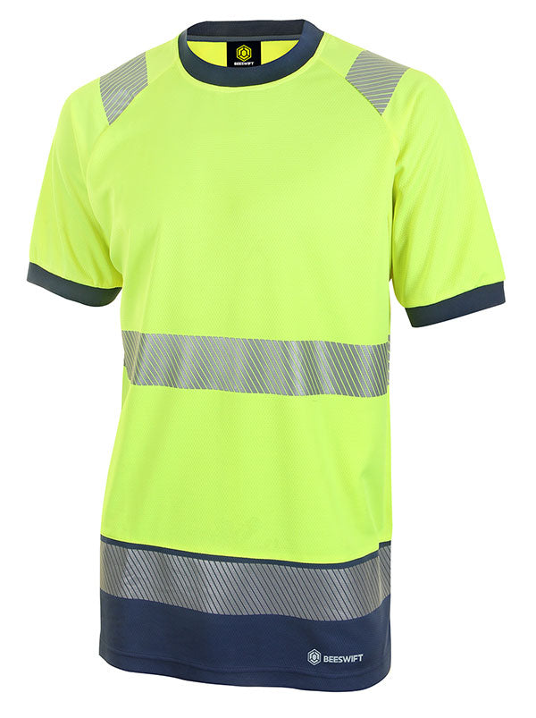 Beeswift Hivis Two Tone S/S T Shirt