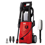 Draper Tools 230V Pressure Washer, 1600W, 135Bar, Red