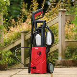 Draper Tools 230V Pressure Washer, 1600W, 135Bar, Red