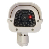 Silverline Solar-Powered Dummy Cctv Camera With Led