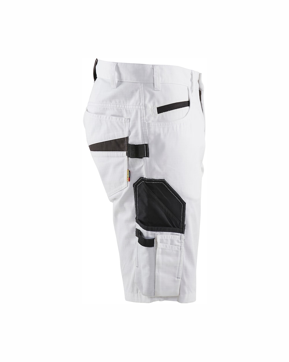 Blaklader Painter's Shorts with Stretch 1094 #colour_white-dark-grey