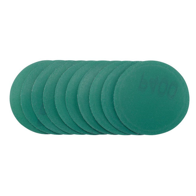 Draper Tools Wet And Dry Sanding Discs With Hook And Loop, 50mm, 400 Grit (Pack Of 10)