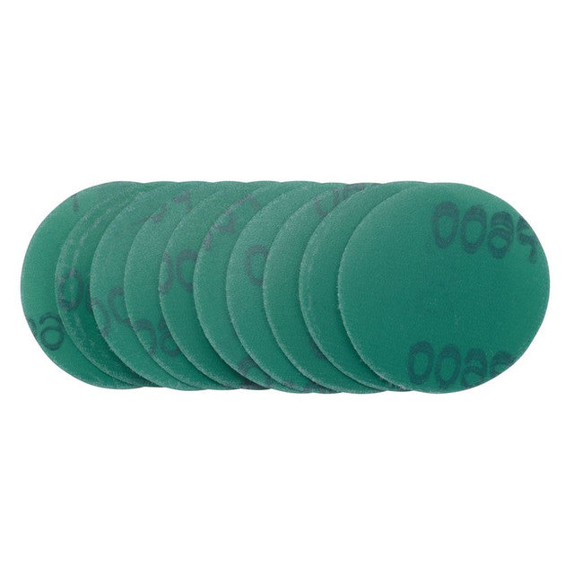 Draper Tools Wet And Dry Sanding Discs With Hook And Loop, 50mm, 600 Grit (Pack Of 10)