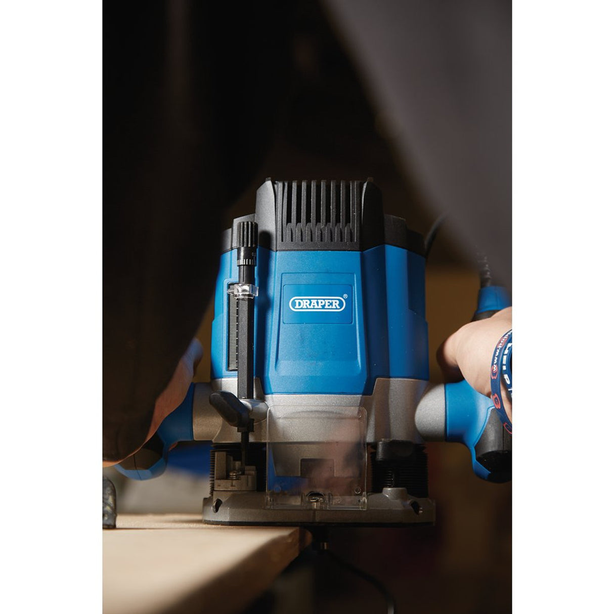 Draper Tools 230V Variable Speed Router, 1/4", 1200W