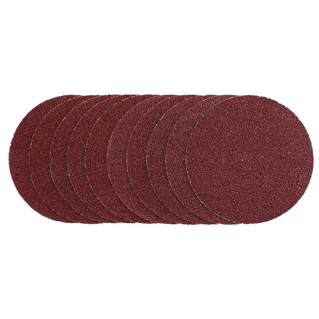 Draper Tools Sanding Discs, 125mm, Hook & Loop, 40G (Pack Of 10)