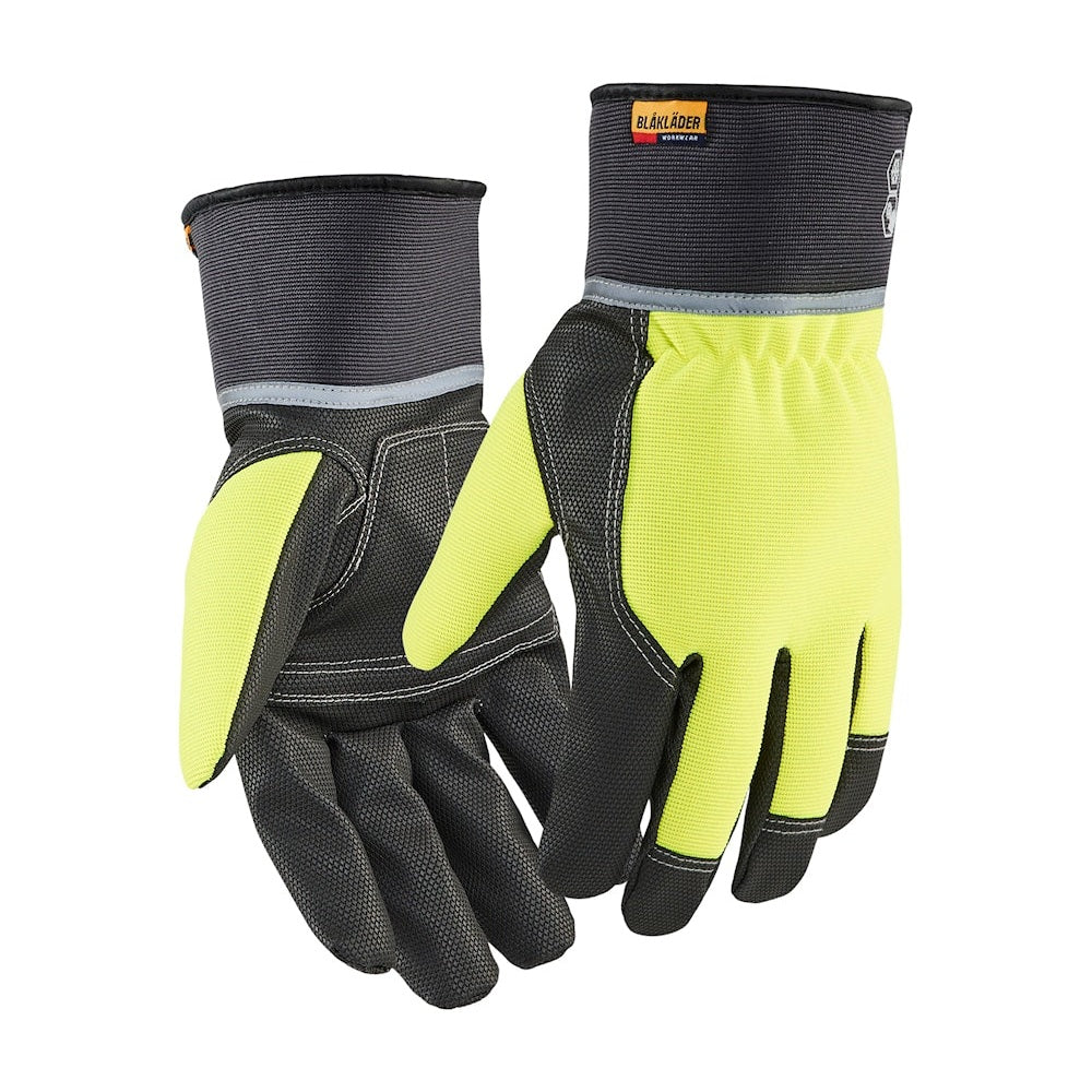 Blaklader Work Glove Lined Touch 2877 #colour_hi-vis-yellow