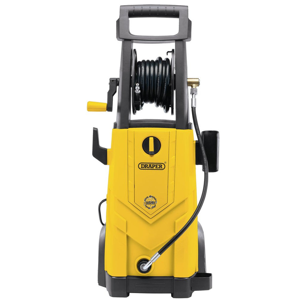 Draper Tools 230V Pressure Washer, 2200W, 165Bar, Yellow