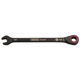 Draper Tools Expert HI-TORQ® Metric Ratchet Combination Spanner, 8mm, Black