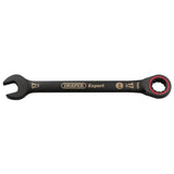 Draper Tools Expert HI-TORQ® Metric Ratchet Combination Spanner, 17mm, Black