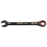 Draper Tools Expert HI-TORQ® Metric Ratchet Combination Spanner, 18mm, Black