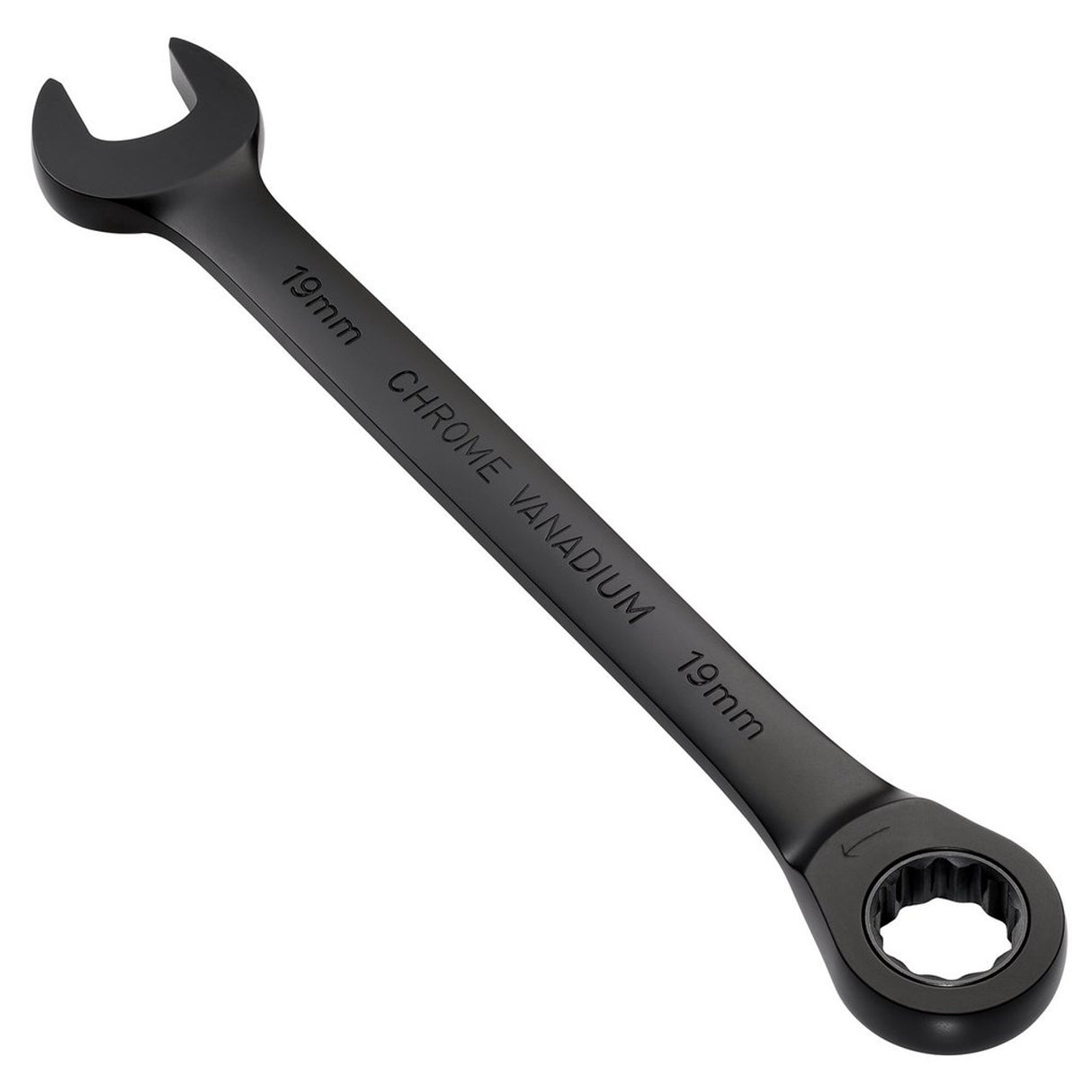 Draper Tools Expert HI-TORQ® Metric Ratchet Combination Spanner, 19mm, Black