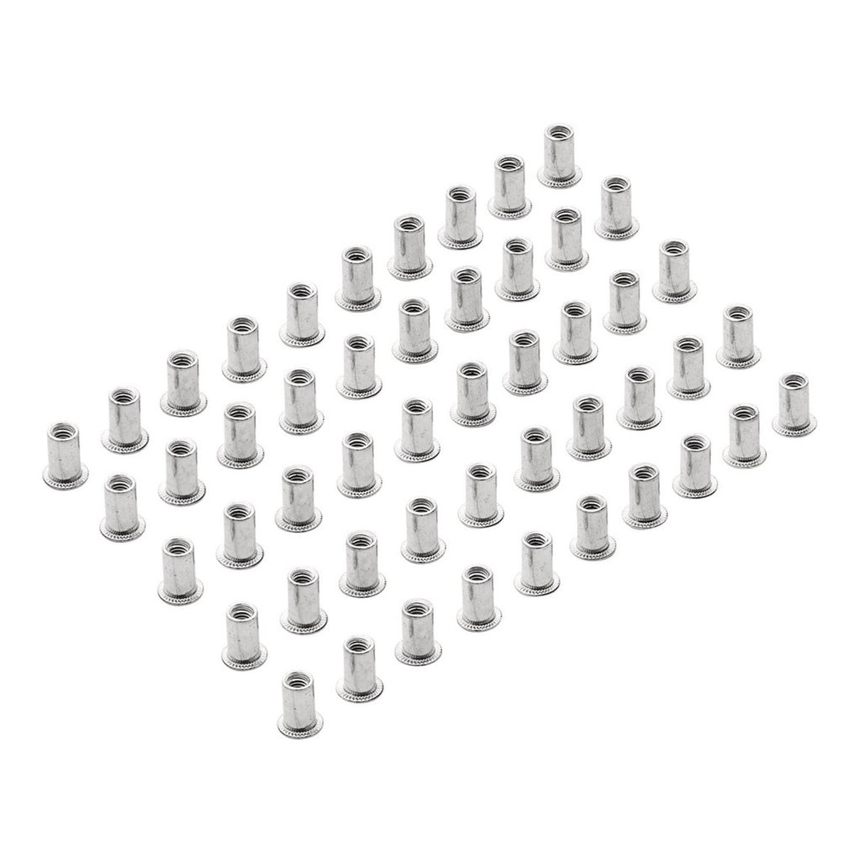 Draper Tools Zinc Plated Threaded Insert Rivet Nuts, M4 x 0.7mm (Pack Of 50)