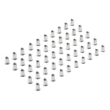 Draper Tools Zinc Plated Threaded Insert Rivet Nuts, M8 x 1.25mm (Pack Of 50)