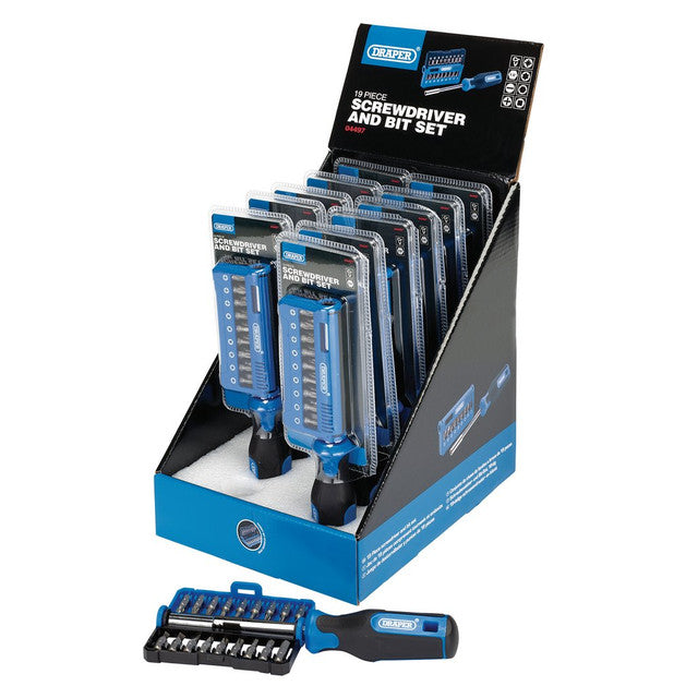 Draper Tools Screwdriver And Bit Set (19 Piece)