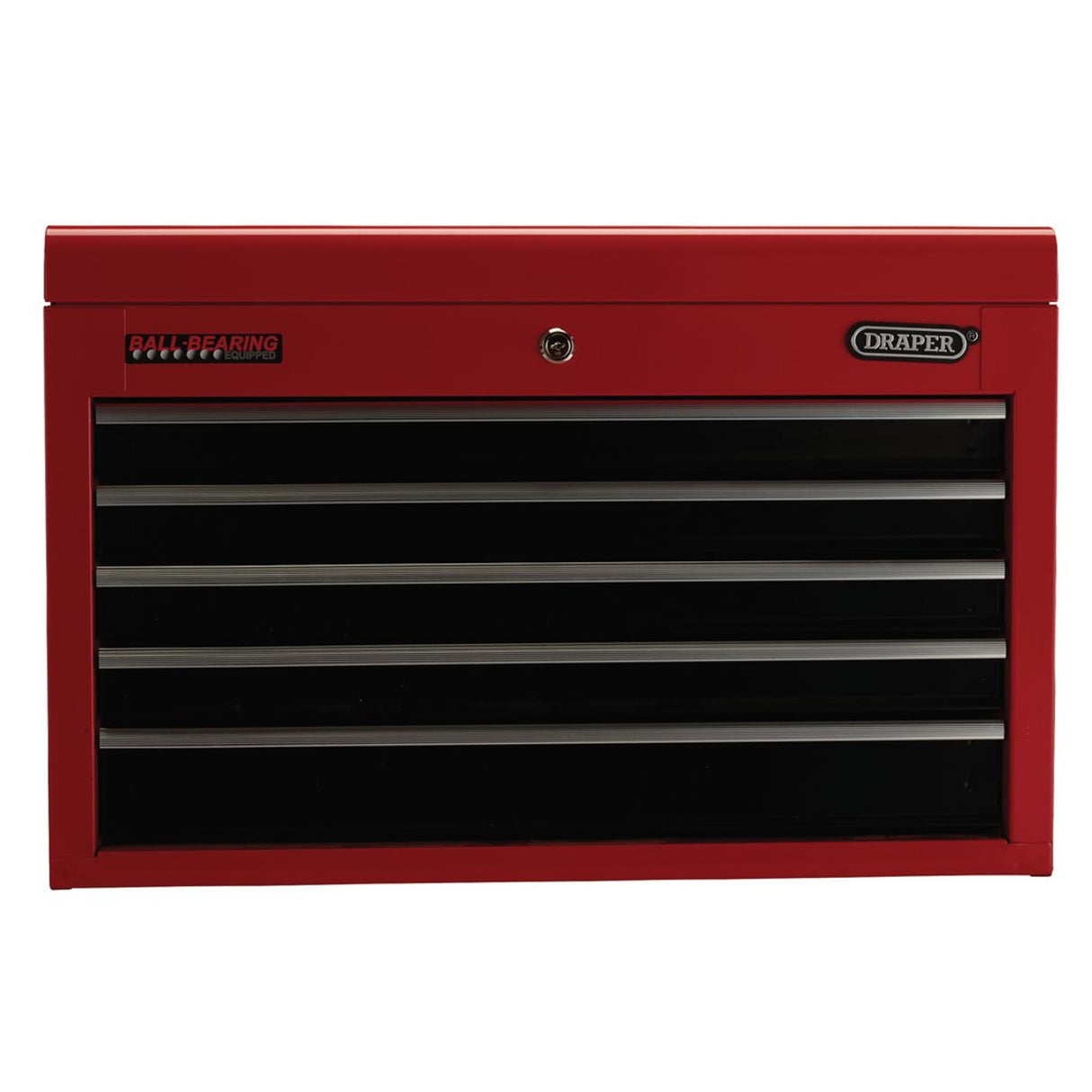Draper Tools Tool Chest, 5 Drawer, 26", Red