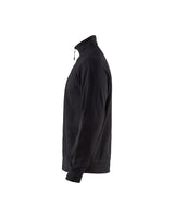 Blaklader Sweatshirt with Half Zip 3369 #colour_black