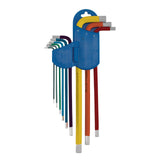 Draper Tools Draper Expert Metric Extra-Long Arm Hex Key Set, Colour Coded (9 Piece)