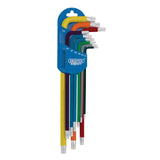 Draper Tools Expert TX-STAR® Metric Extra-long Arm Key Set, Colour Coded (9 Piece)