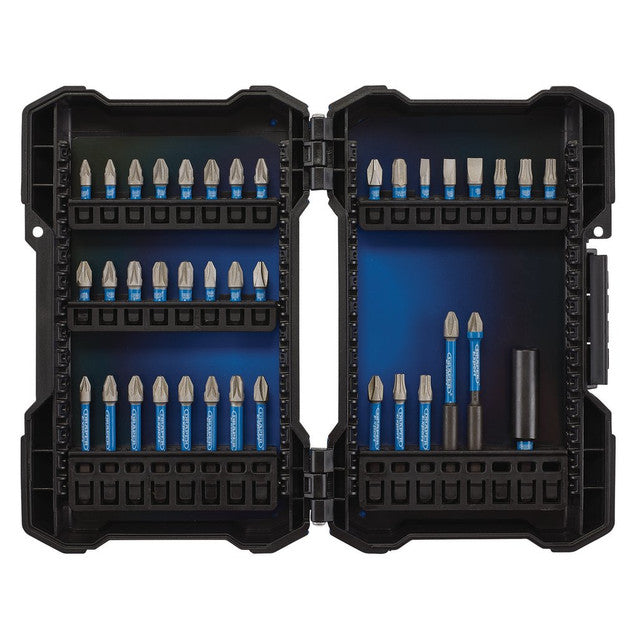 Draper Tools  Expert Impact Screwdriver Bit Set, 1/4" Hex (38 Piece)