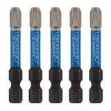 Draper Tools Draper Expert Cross Slot/Ph Type Impact Screwdriver Bits, No.3 x 50mm, 1/4" Hex (Pack Of 5)