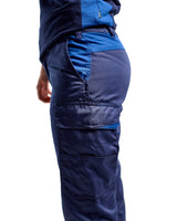 Blaklader Women's Industry Trousers 7104 #colour_navy-blue-cornflower-blue