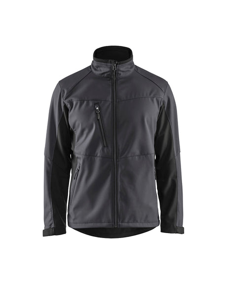 Blaklader Softshell Jacket 4950 #colour_mid-grey-black