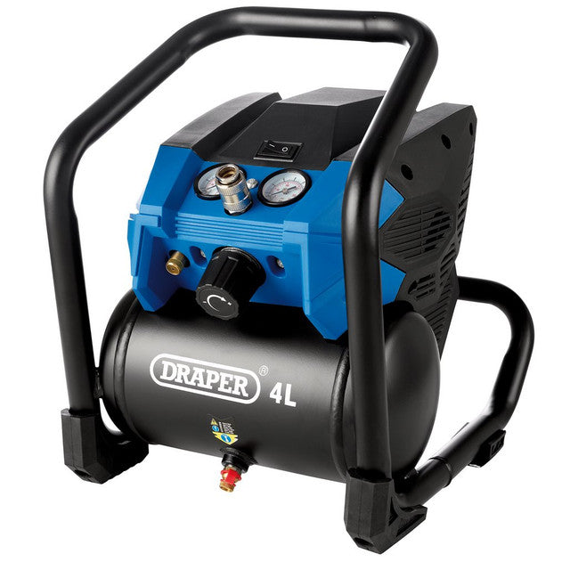 Draper Tools D20 20V Compressor, 4L (Sold Bare)