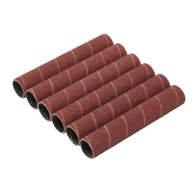 Draper Tools Aluminium Oxide Sanding Sleeves, 19 x 115mm, 80 Grit (Pack Of 6)