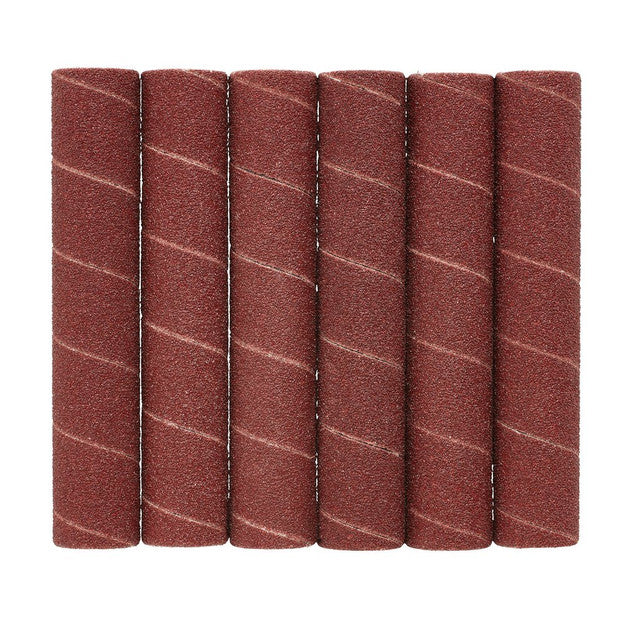 Draper Tools Aluminium Oxide Sanding Sleeves, 19 x 115mm, 80 Grit (Pack Of 6)