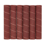 Draper Tools Aluminium Oxide Sanding Sleeves, 19 x 115mm, 80 Grit (Pack Of 6)