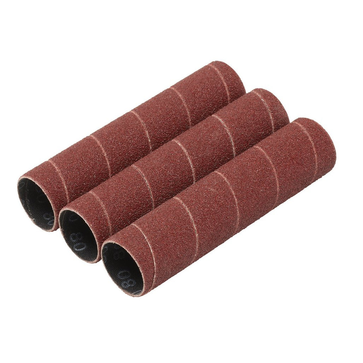 Draper Tools Aluminium Oxide Sanding Sleeves, 25 x 115mm, 80 Grit (Pack Of 3)