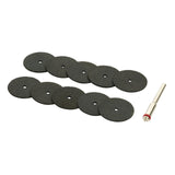 Draper Tools Cutting Wheels And Holder For D20 Engraver/Grinder (10 Piece)