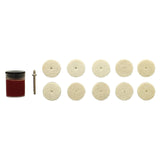 Draper Tools Polishing Wheels Set For D20 Engraver/Grinder (12 Piece)