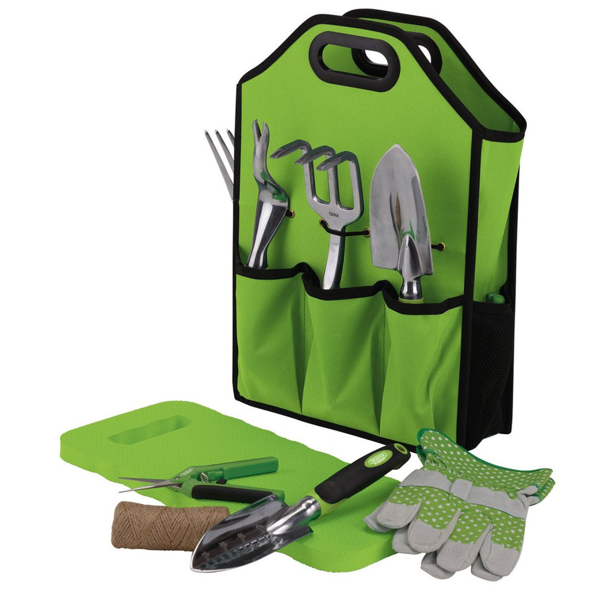 Draper Tools Aluminium Garden Tool Set With Storage Bag (11 Piece)