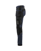 Blaklader Women's 4-Way Stretch Craftsman Trousers 7192 #colour_dark-navy-black