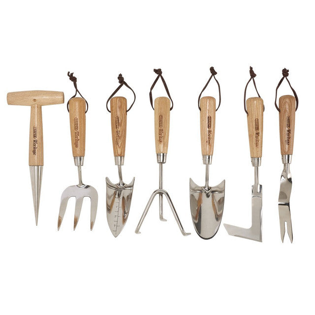 Draper Tools Heritage Stainless Steel Garden Tool Set With Ash Handles (7 Piece)