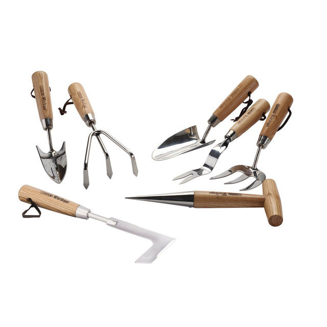 Draper Tools Heritage Stainless Steel Garden Tool Set With Ash Handles (7 Piece)